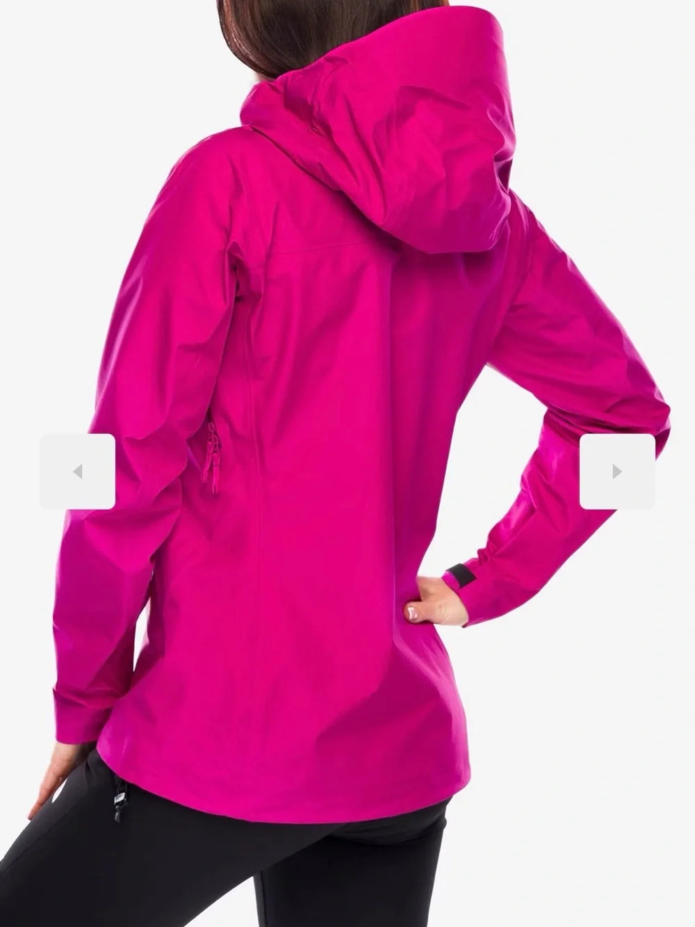 Arc'teryx women Waterproof Shell Jacket hot pink with orange Accents size XS